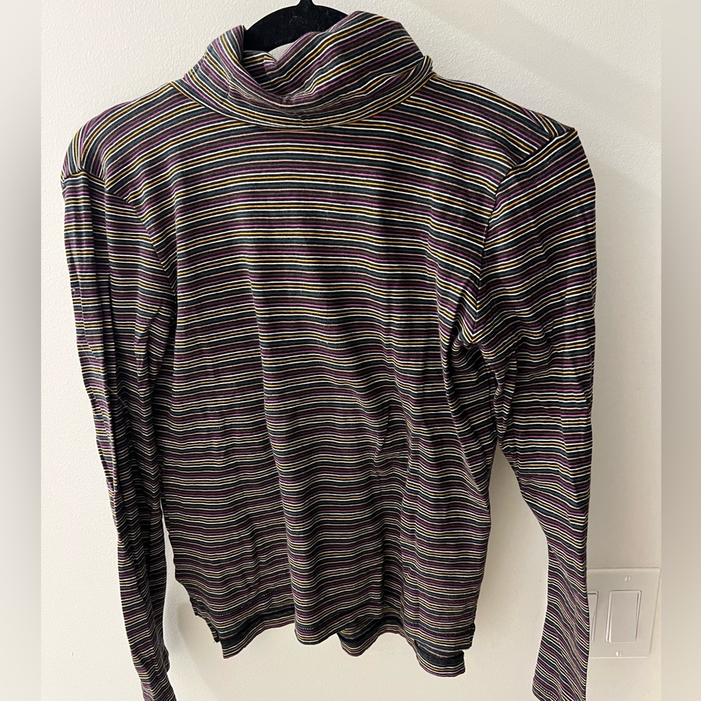 Madewell striped turtleneck